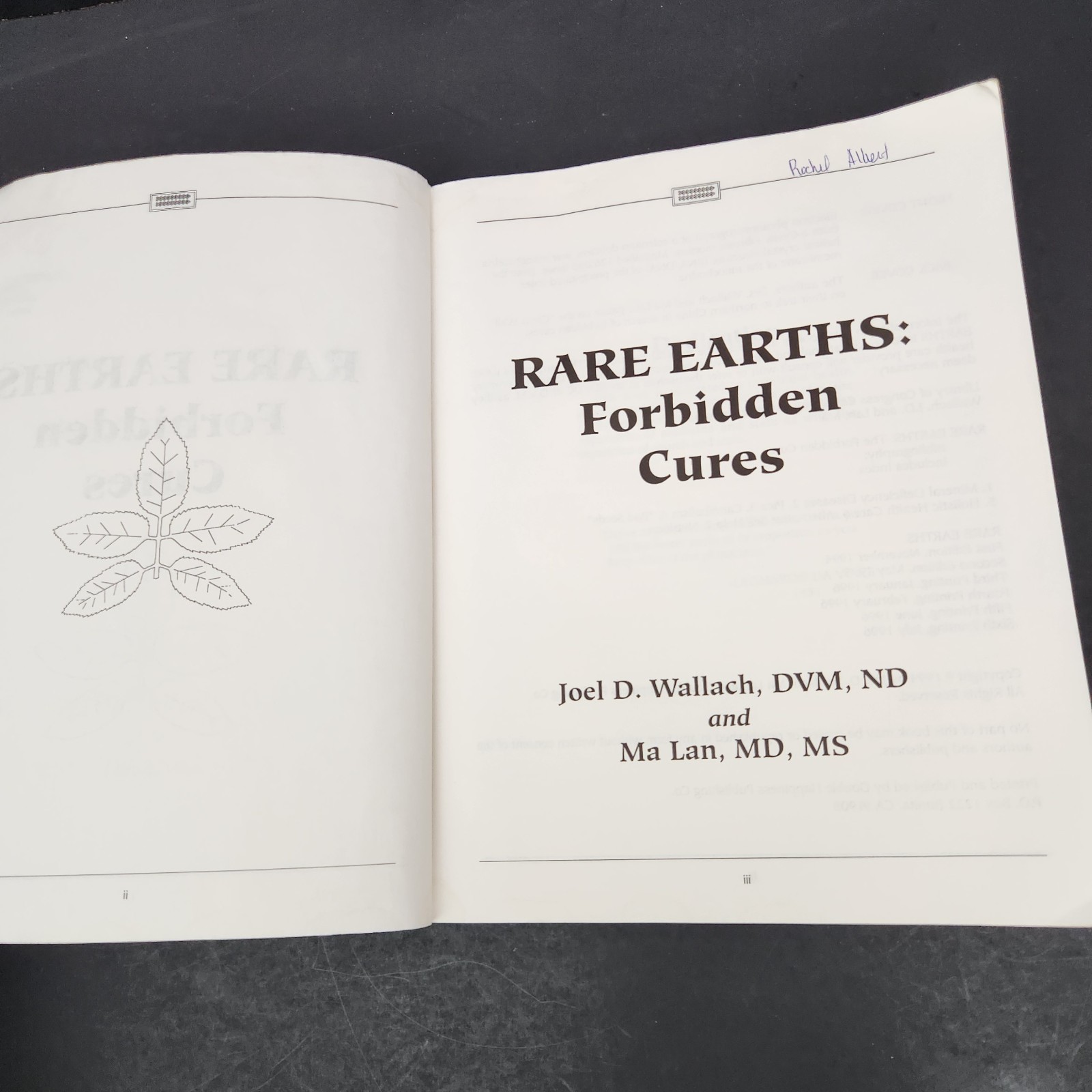 Rare Earths Forbidden Cures by Dr. Joel Wallach and Ma Lan