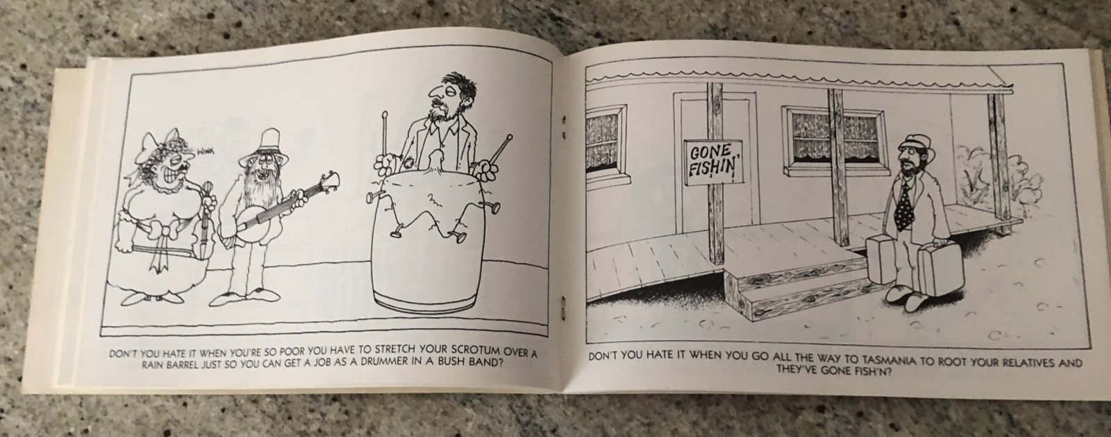 RODNEY RUDE “I HATE THAT” CARTOON BOOK – 110pg 26x 17cm – 1987 – LIKE NEW PAGES