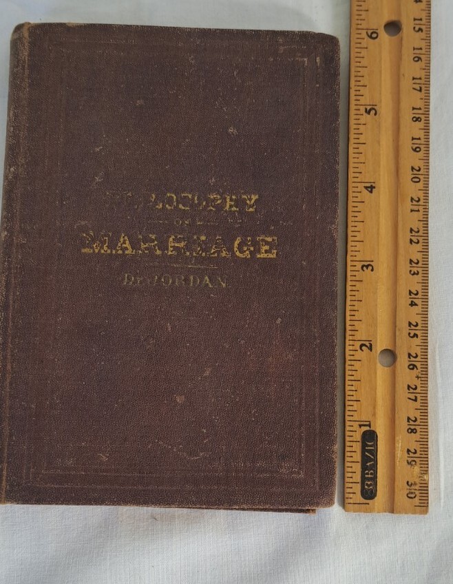 1865 The Philosophy of Marriage Being Four Important Lectures, Medical History