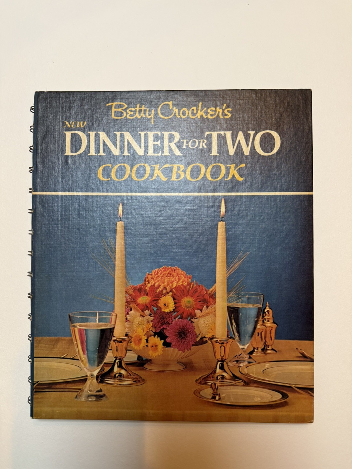 Vintage Betty Crockers New Dinner For Two Cook Book Spiral 1971