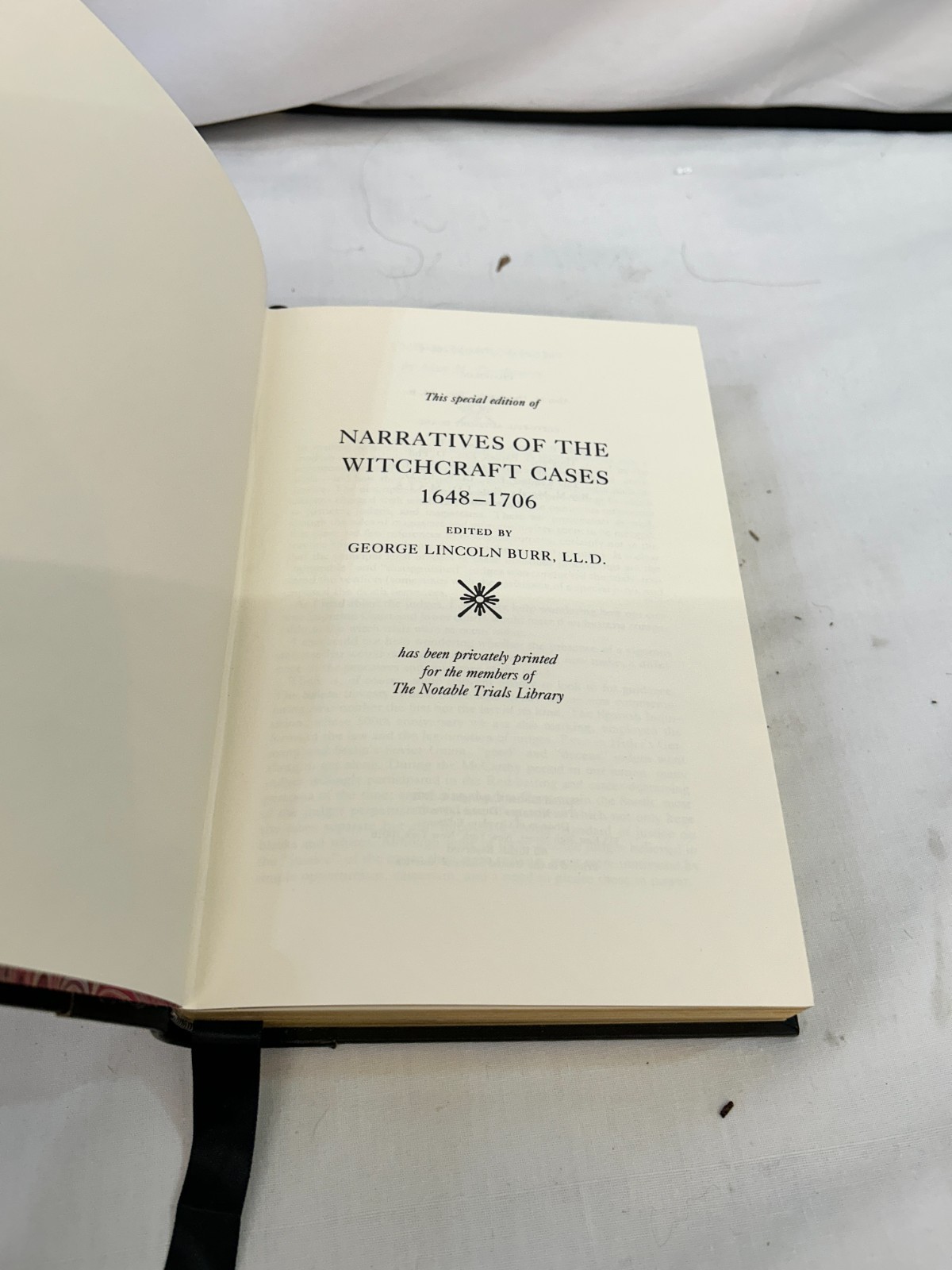 Narratives Of The Witchcraft Cases 1648–1706 George Lincoln Burr 1992