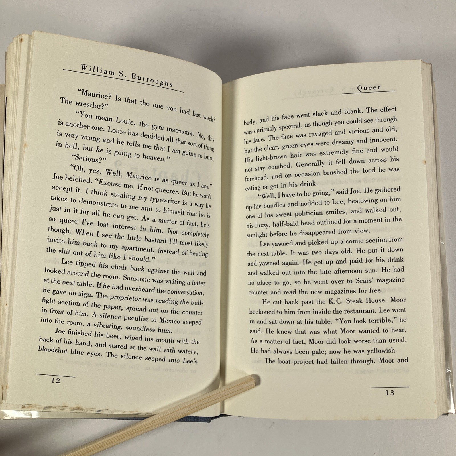 Queer 1985 William Burroughs First edition 1st printing HC DJ clippings heroin