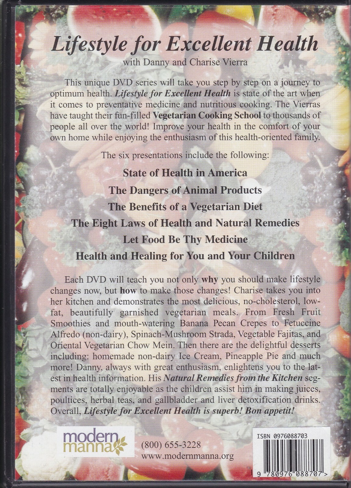 Lifestyle for Excellent Health (1997, DVD)