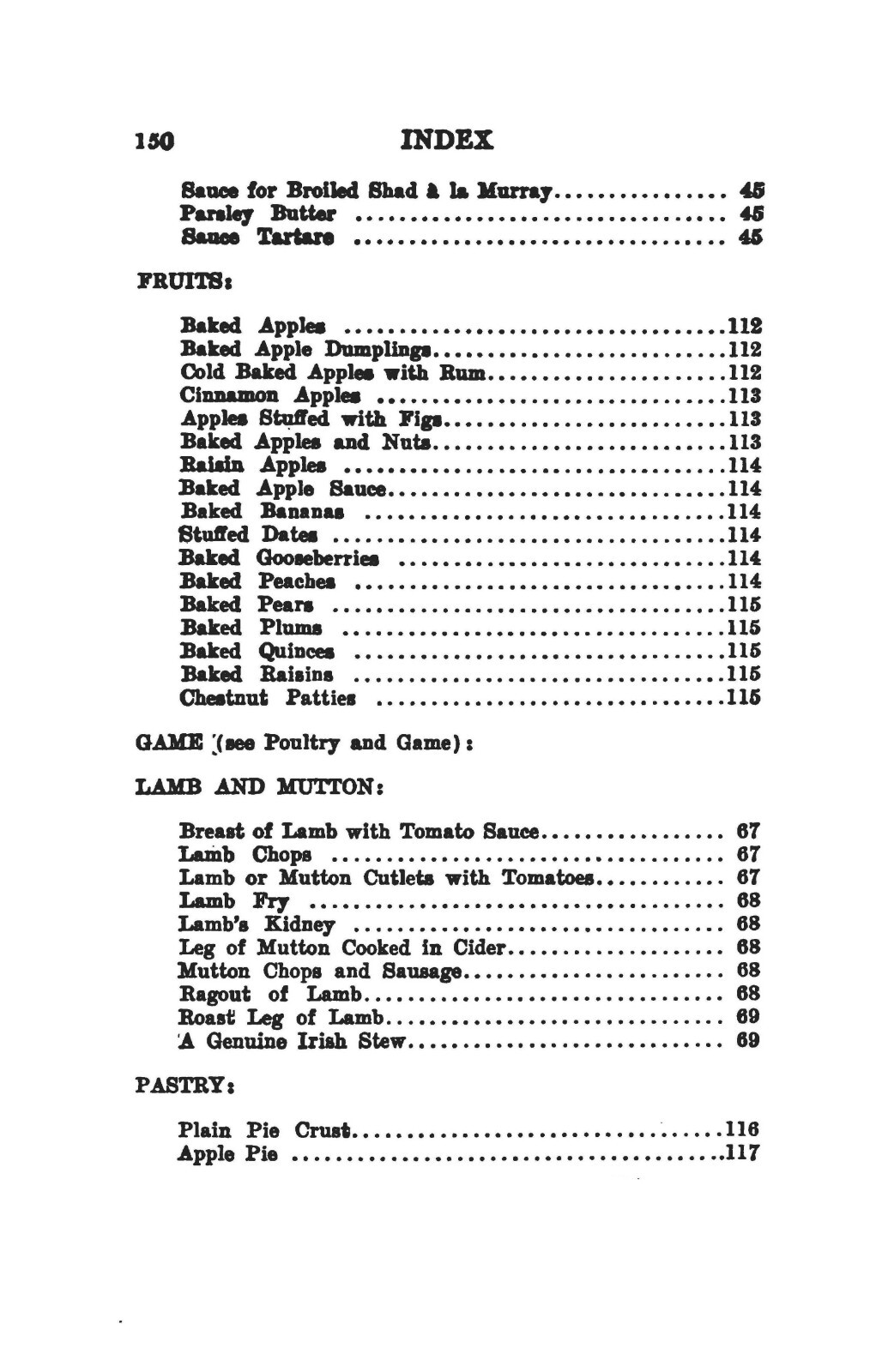 1912 Standard Paper-Bag Cookery Vintage Cook Book 159 Pages