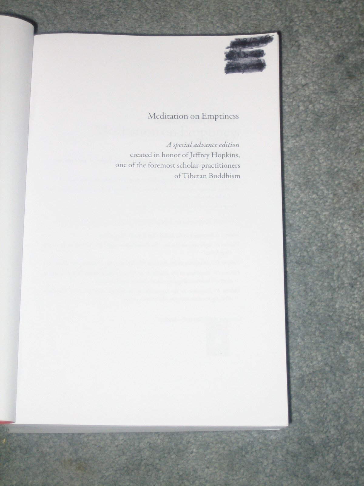 Meditation on Emptiness *Updated Edition* by Jeffrey Hopkins Paperback 2024