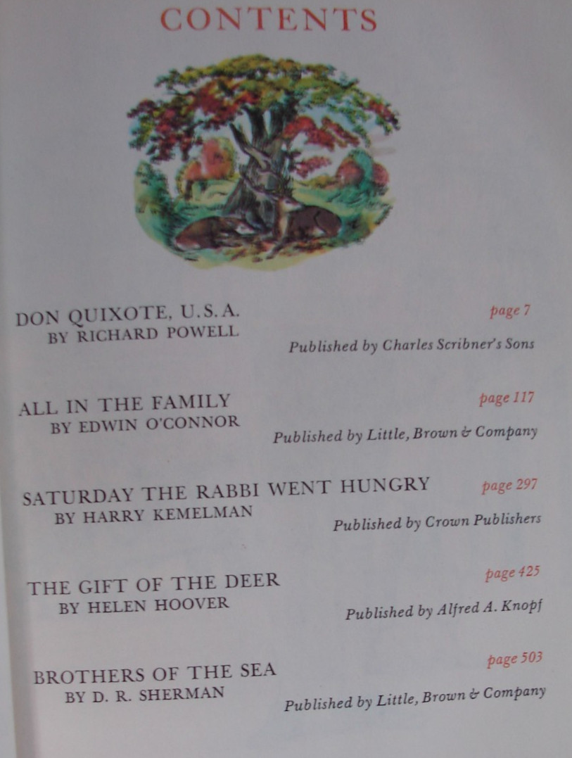 Reader’s Digest Condensed Books Vo. 4 1966 H418