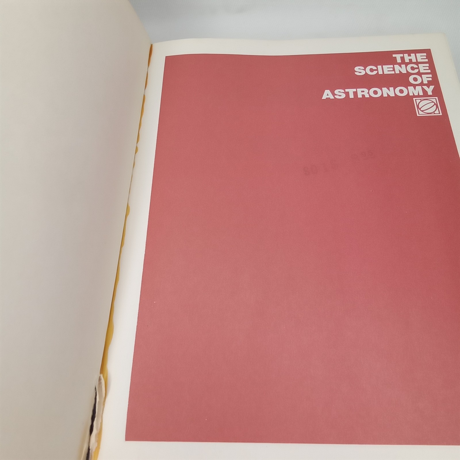 Vintage 1974 Textbook The Science Of Astronomy Paperback 466 Pages New Arrival