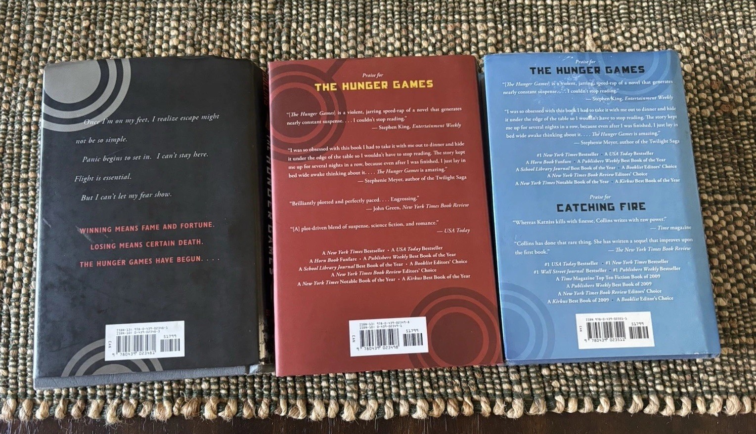 Suzanne Collins Hunger Games Trilogy Hardcovers Lot of 3 Great Condition