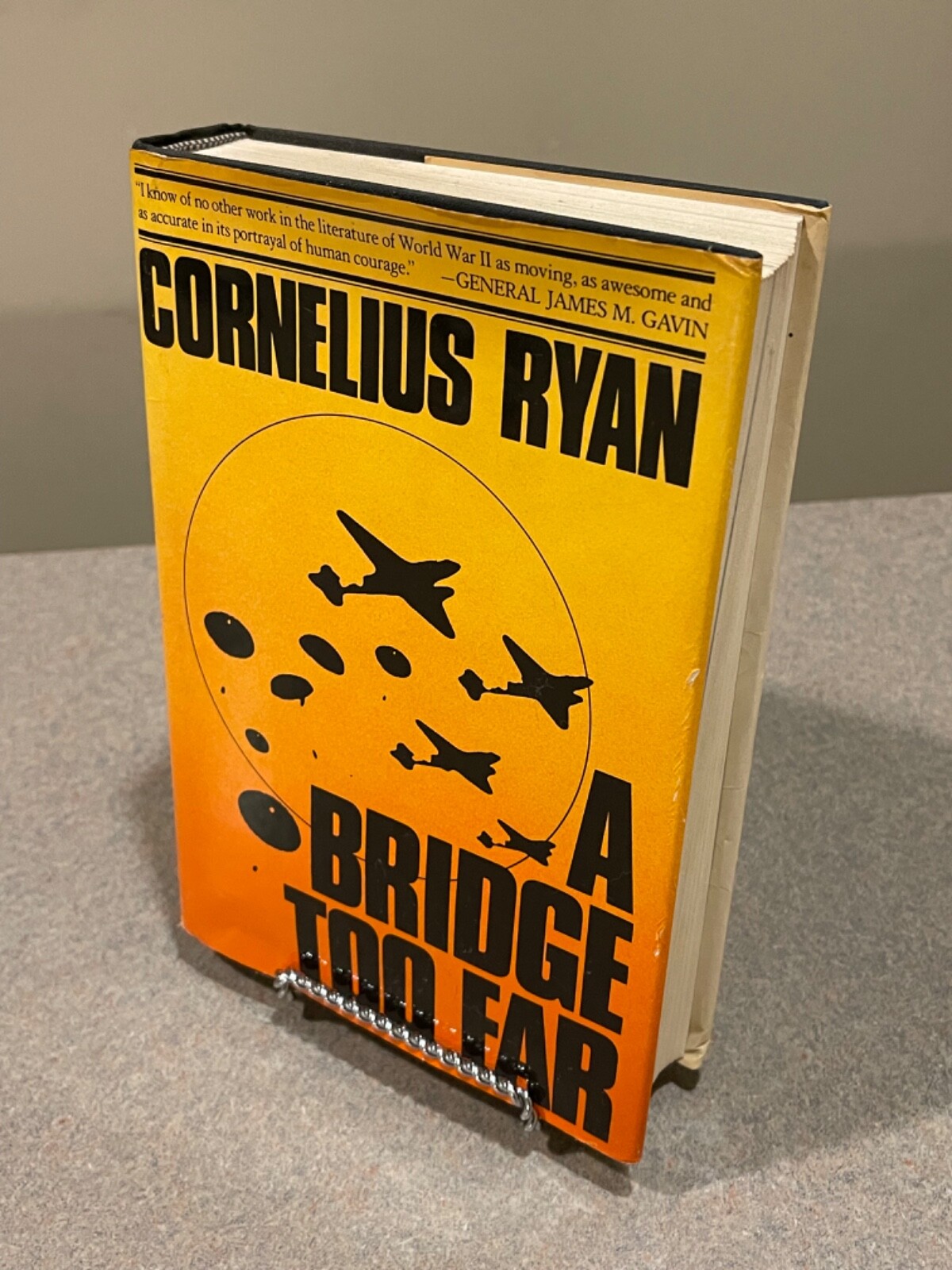 A Bridge Too Far by Cornelius Ryan (1974 First Edition, 4th Printing Hardcover)