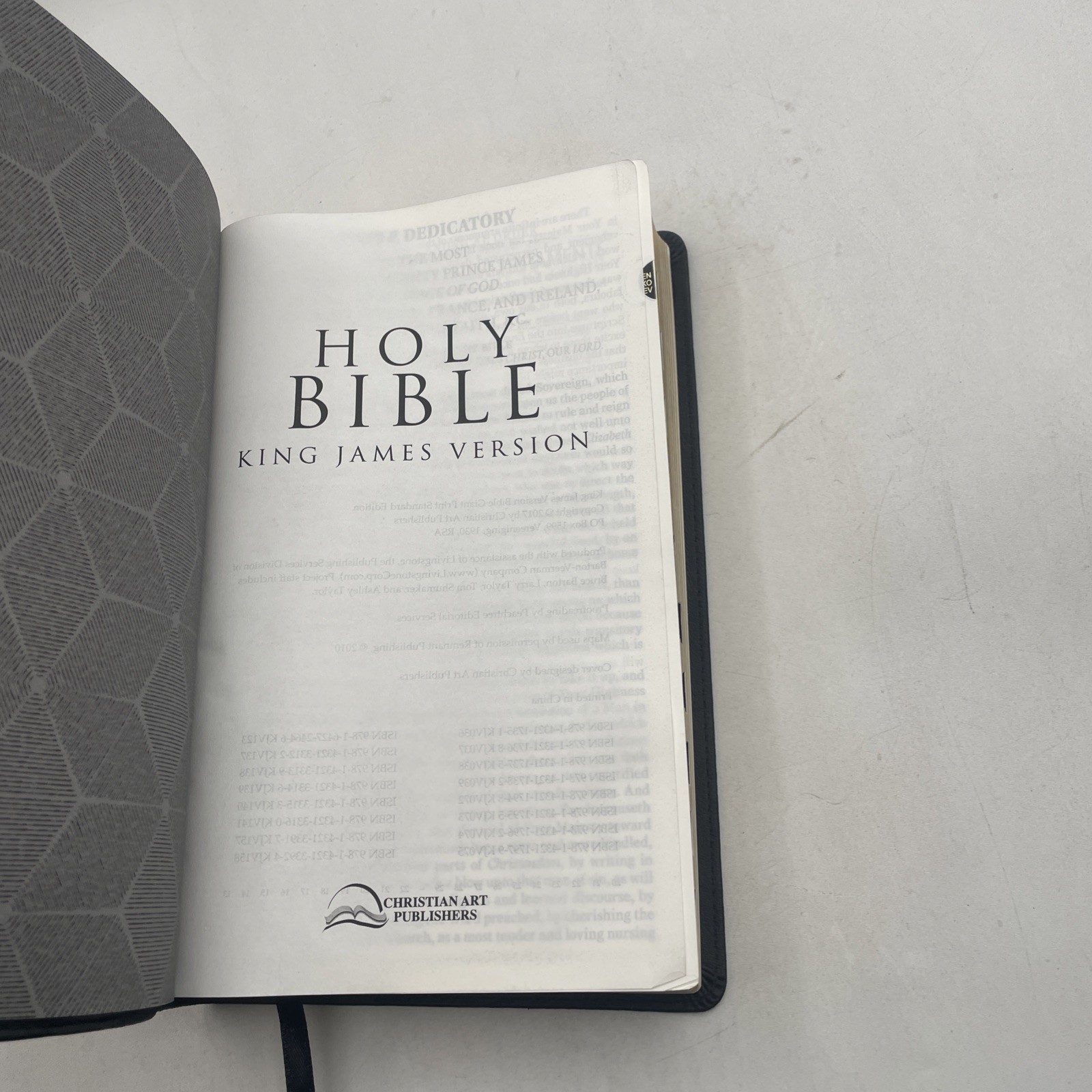 KJV HOLY BIBLE King James Version Giant Print Standard Edition Thumb Indexed