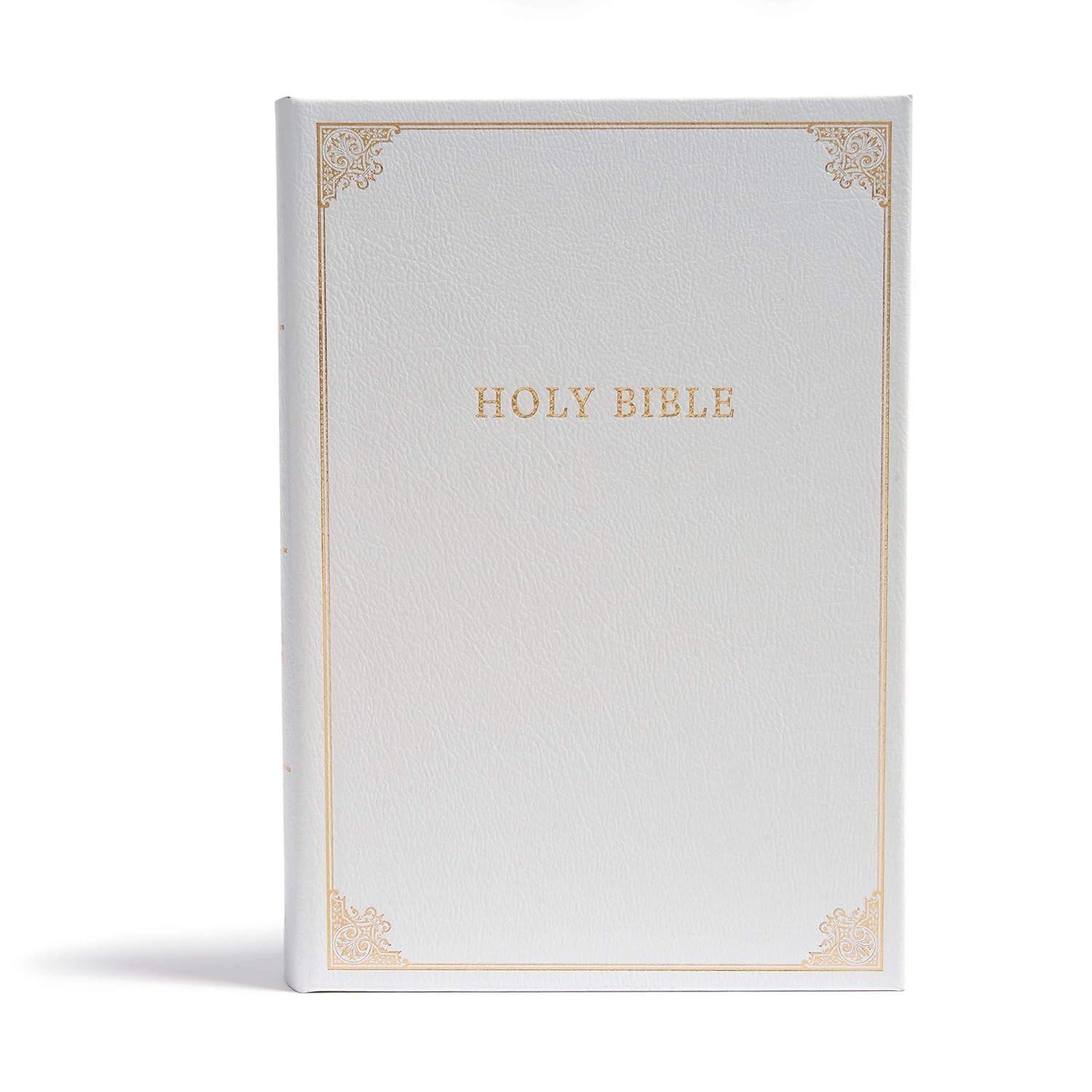 CSB Family Bible, White Bonded Leather over Board: Holy Bible