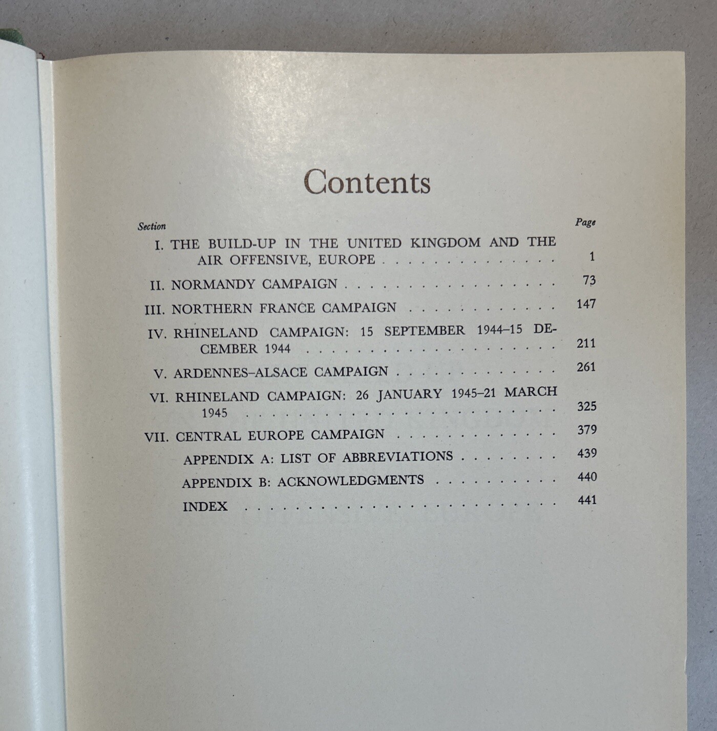 The War Against Germany: Europe and Adjacent Areas (1951) ~ Pictorial Record