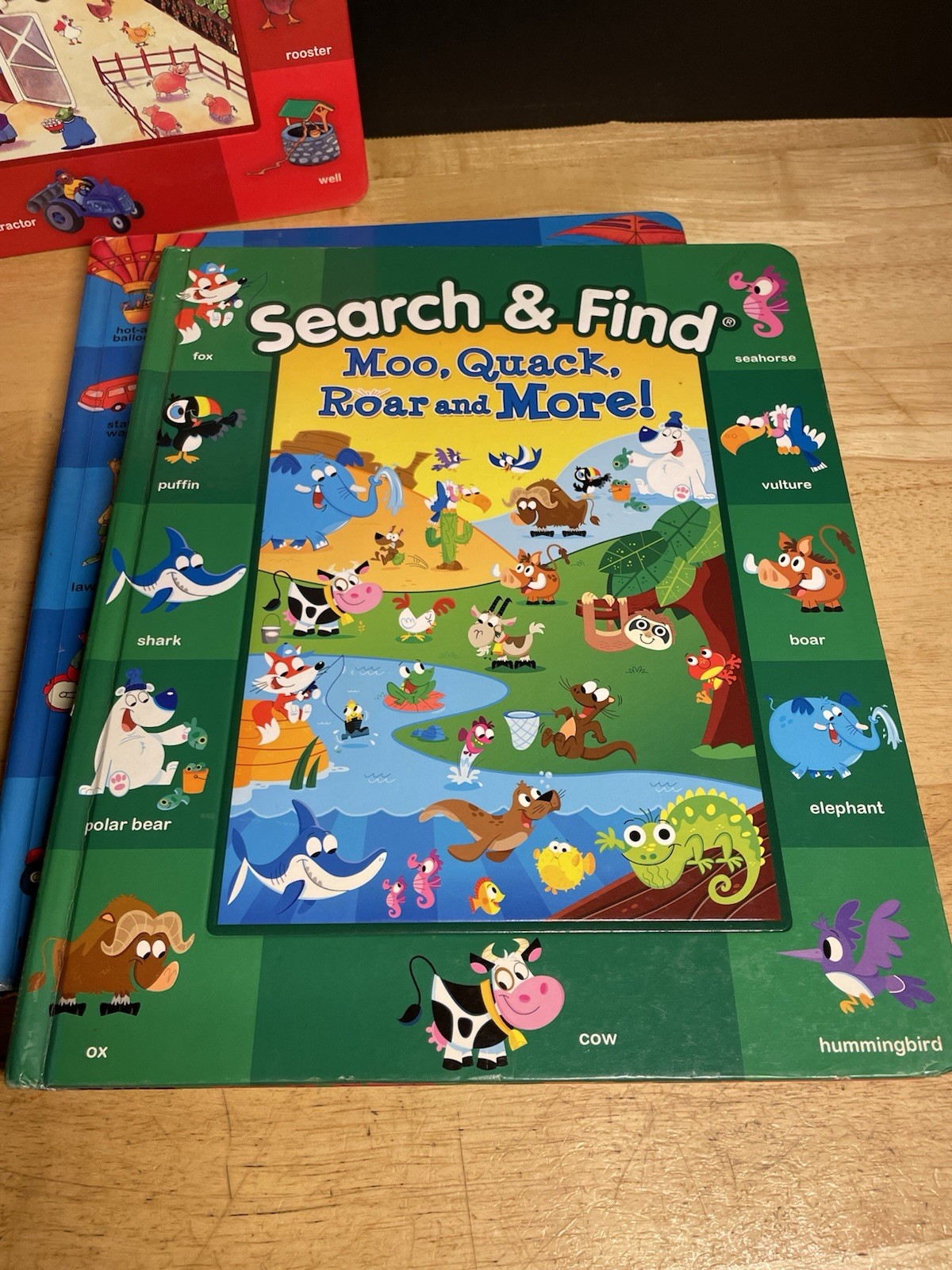 Lot Of 3 Kidsbooks Search & Find Early Reader Hardcover Board Books