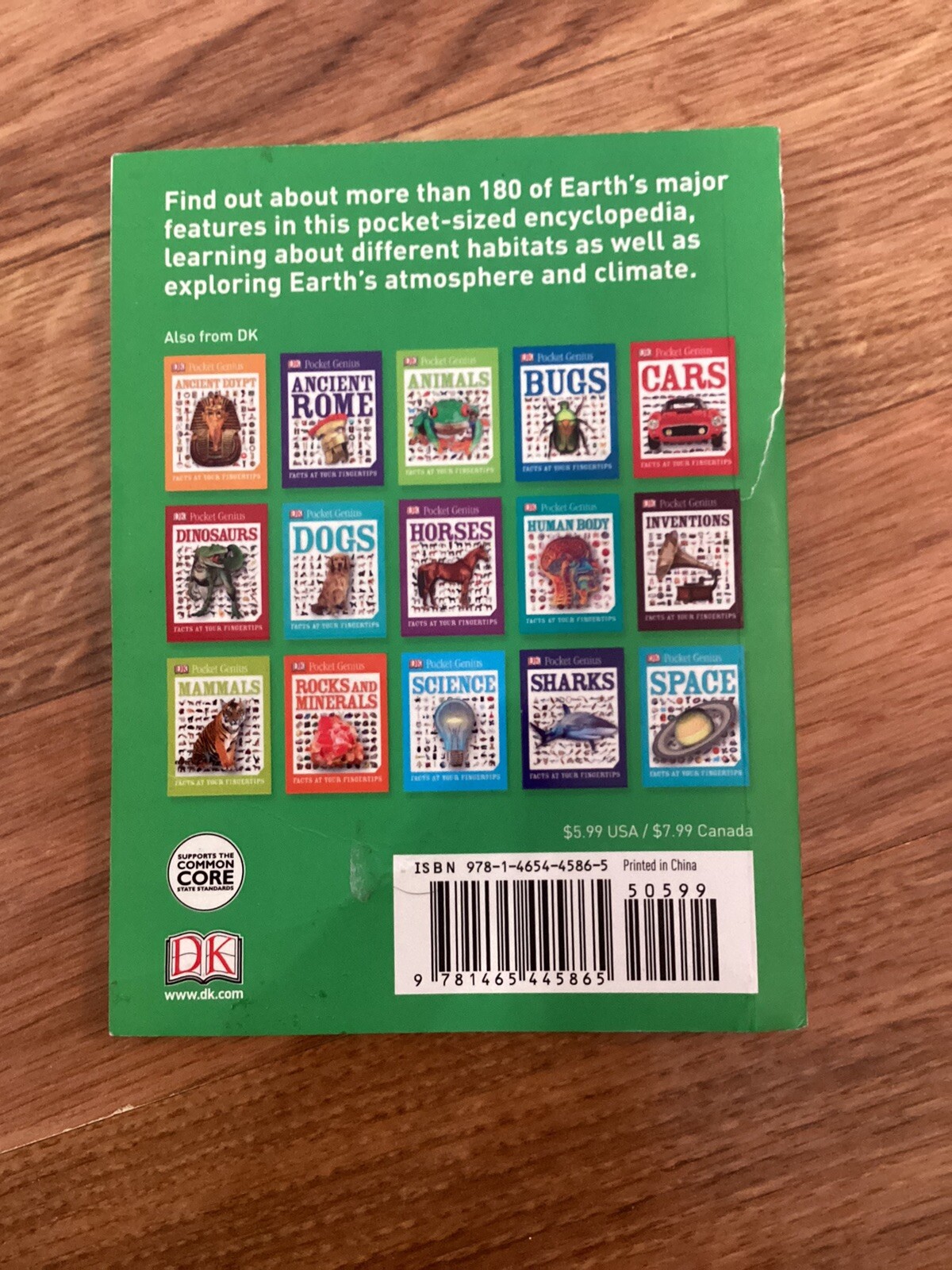 Pocket Genius: Earth – Paperback By DK – VERY GOOD