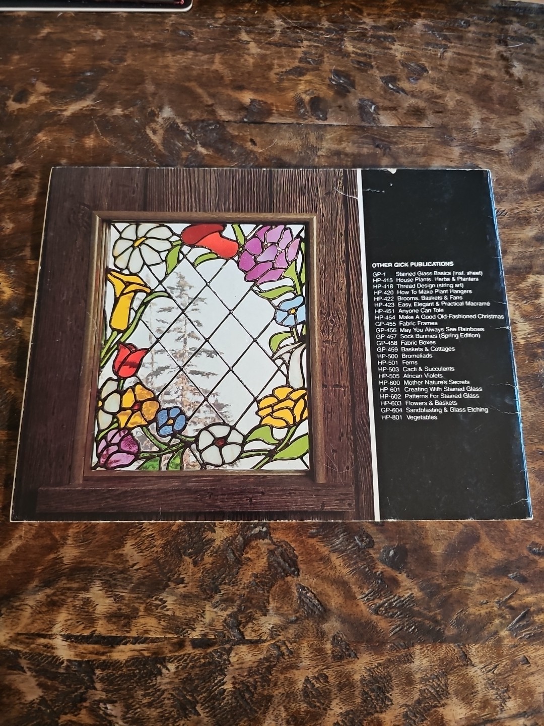 Vintage Stained Glass Book Lot Pattern Instruction Craft Terrarium Books