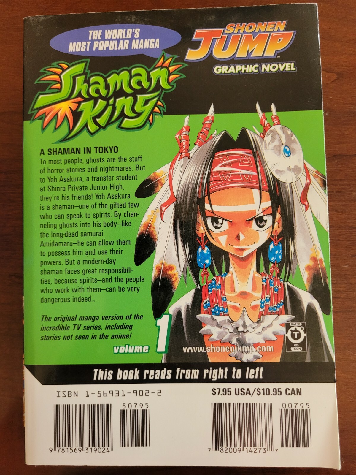 Shaman King Manga Vol 1-3 Volume 1,2,3 Hiroyuki Takei Shonen Jump Manga English