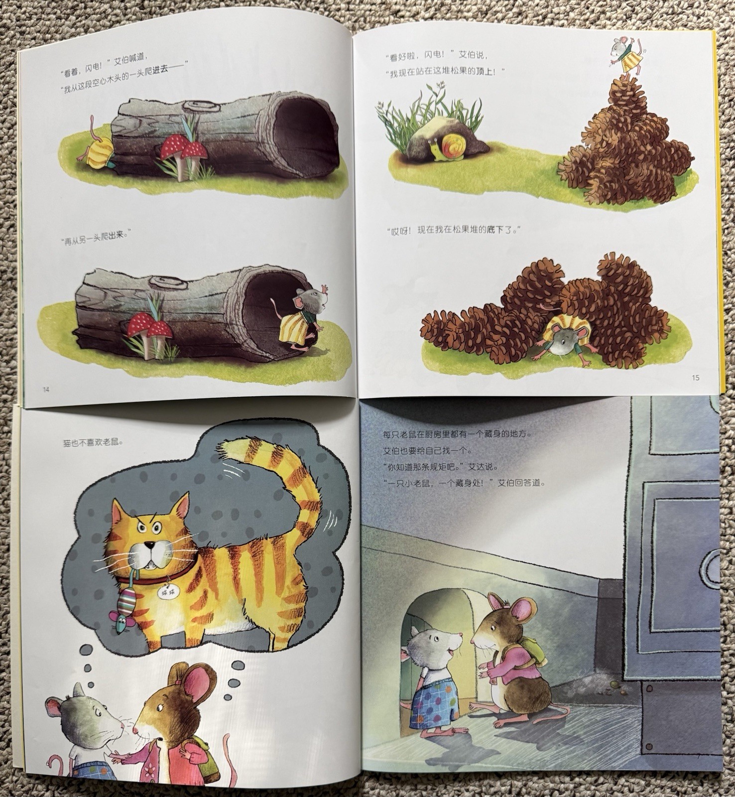 中文数学启蒙|桥梁《鼠小弟爱数学》Chinese Math Picture Books 10本整套 第一套 4-6 岁|几乎全新