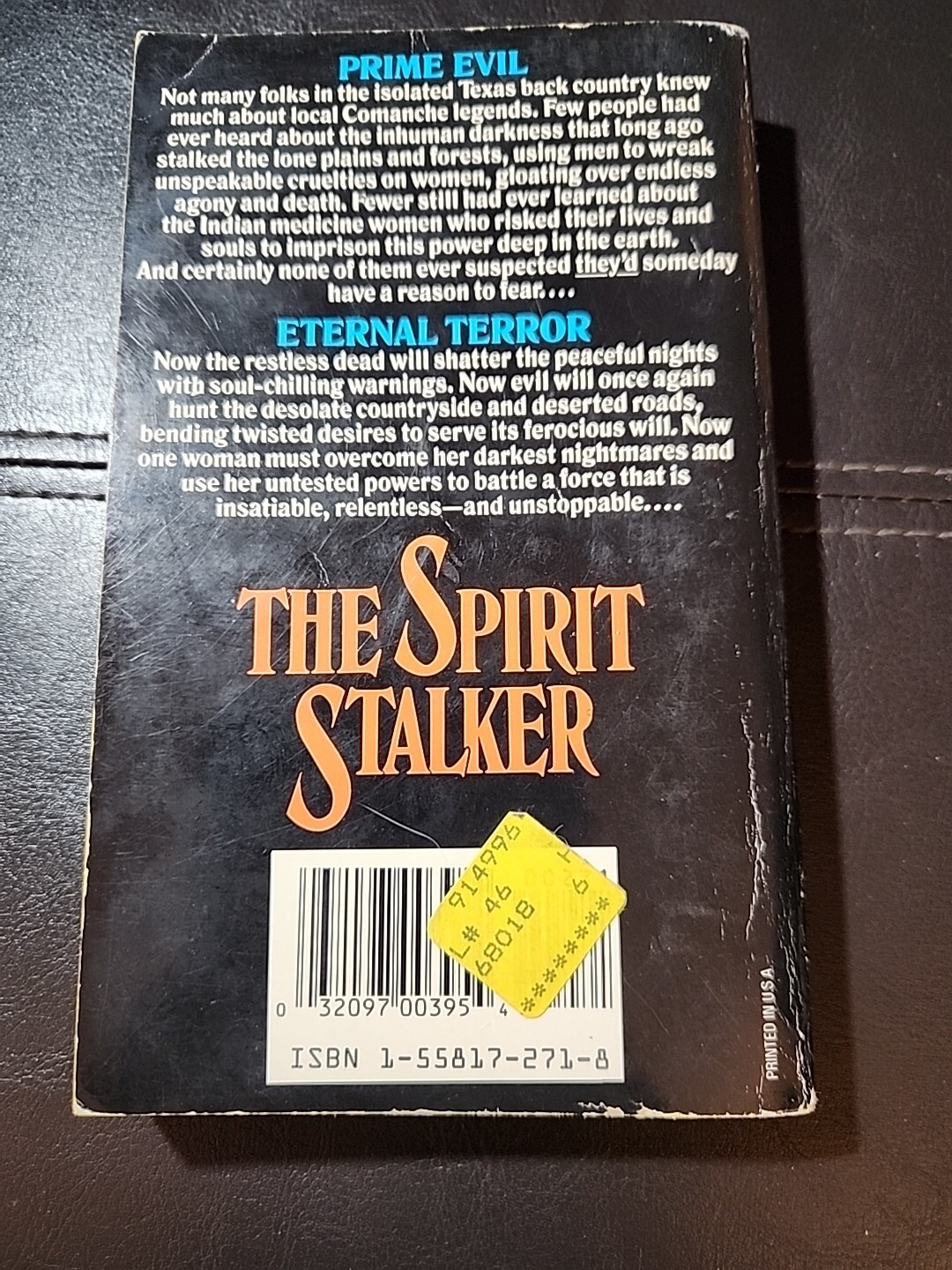 The Spirit Stalker By Nina Romberg Pinnacle Softcover 1989