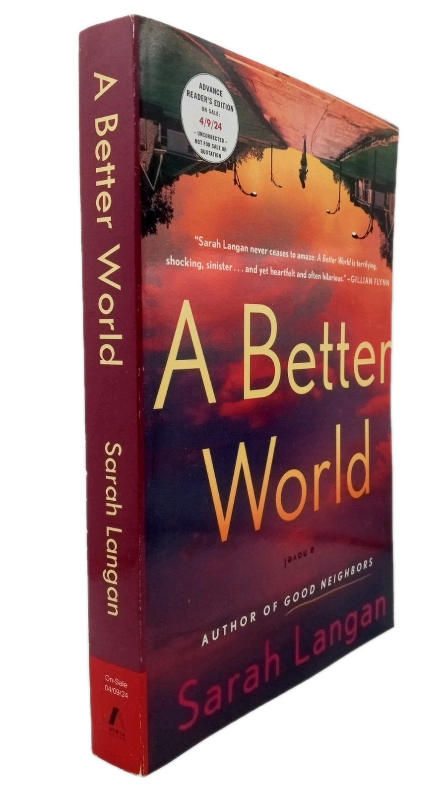 A Better World Dystopian Fantasy by Sarah Langan ARC Uncorrected Proof Horror