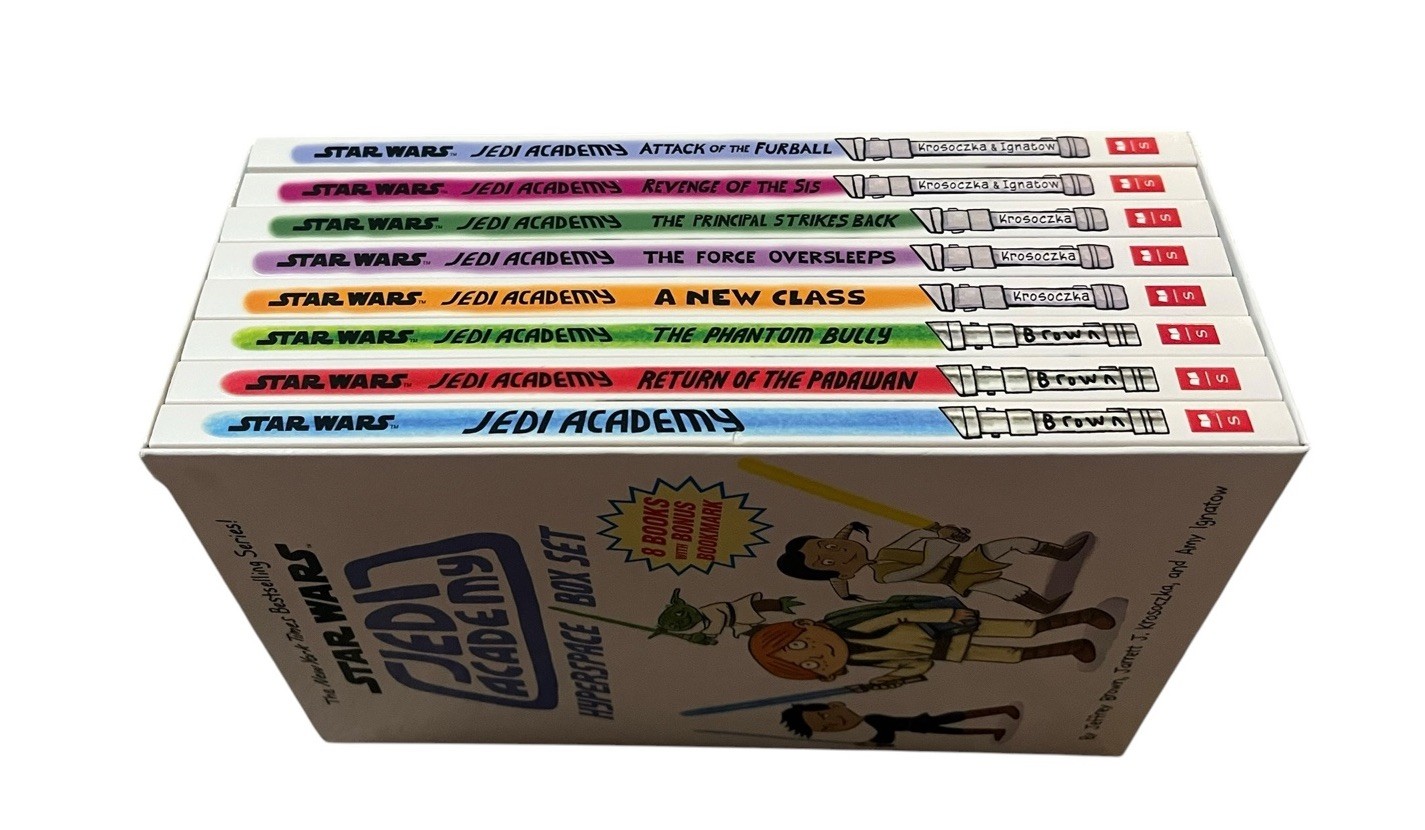 Star Wars Jedi Academy Hyperspace Box Set 8 Books Jeffrey Brown Krosoczka LN