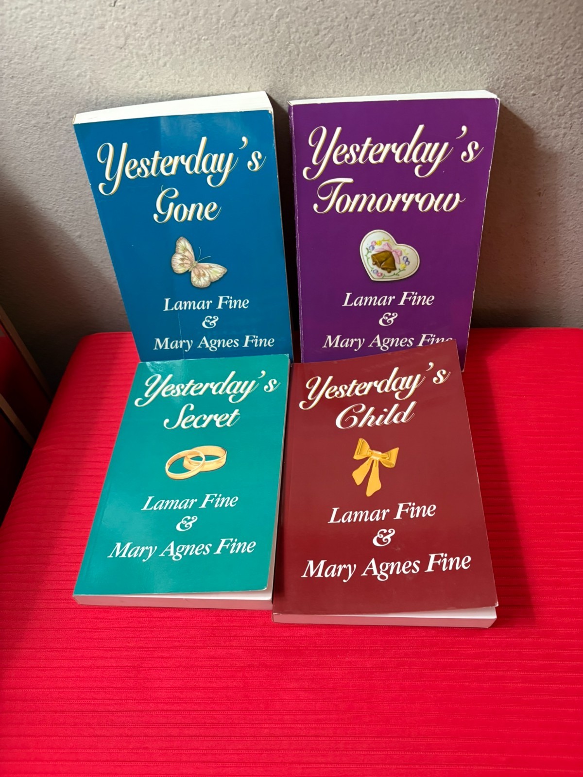 YESTERDAY’S GONE 4 BOOK SERIES, Lamar & Mary Agnes Fine, SIGNED Trade Paperback