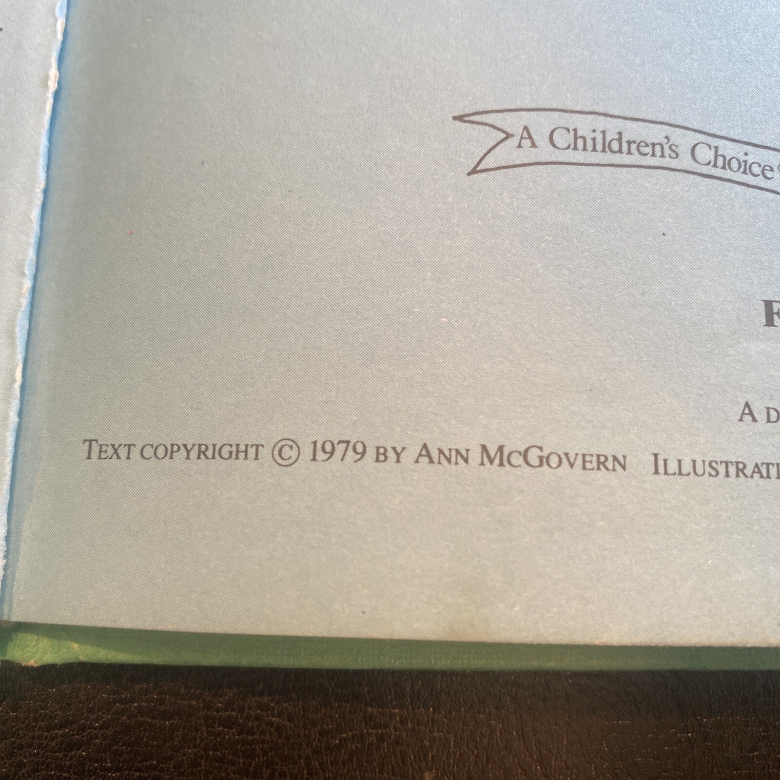 Little Whale. By Ann McGovern. 1979 HC Edition