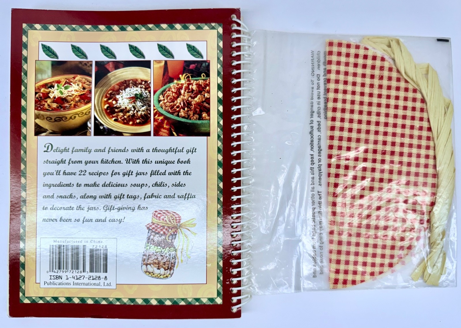 Gifts In From A Jar From Book Lot of 4 Muffins Breads Soups Chilis Recipes