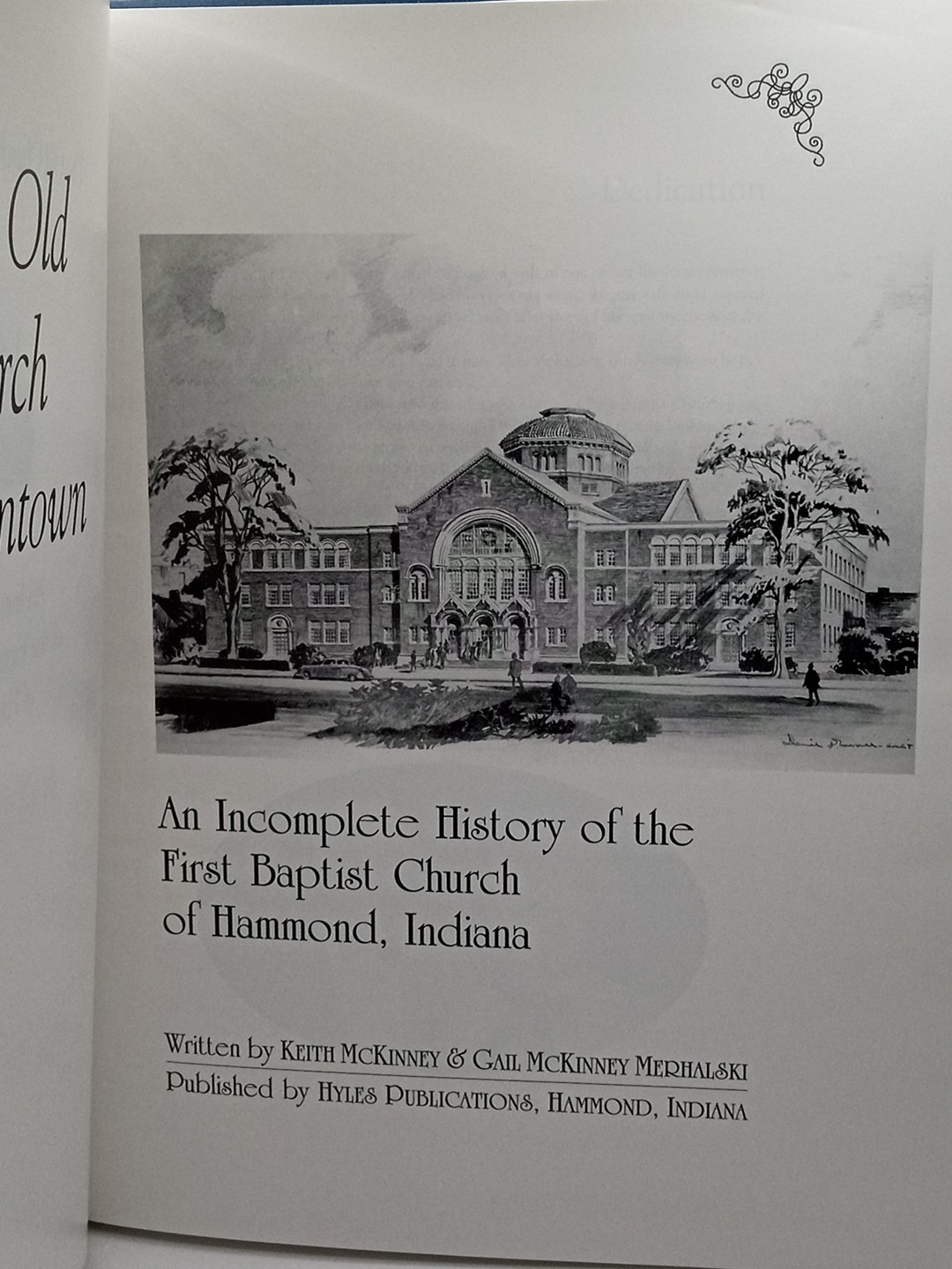 The Old Church Downtown Keith & Gail McKinney Hammond Indiana Genealogy History