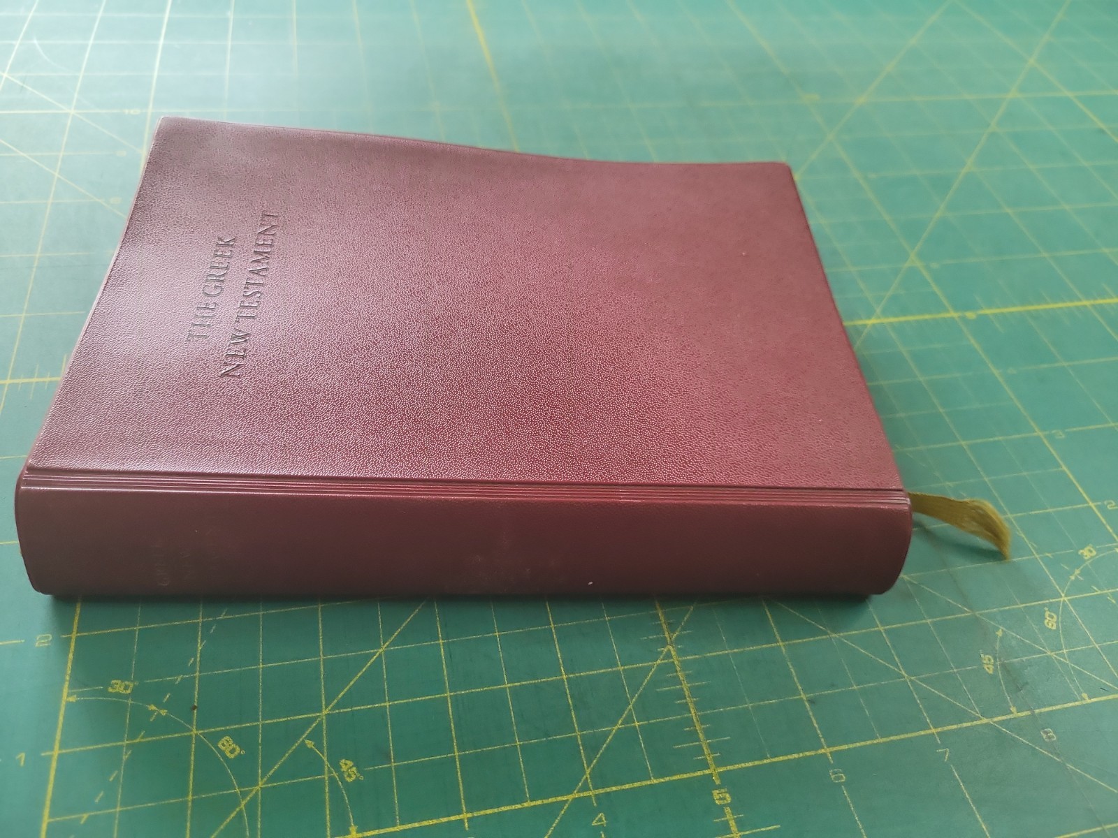 The Greek New Testament Second Edition with Dictionary (1968) Vinyl Cover