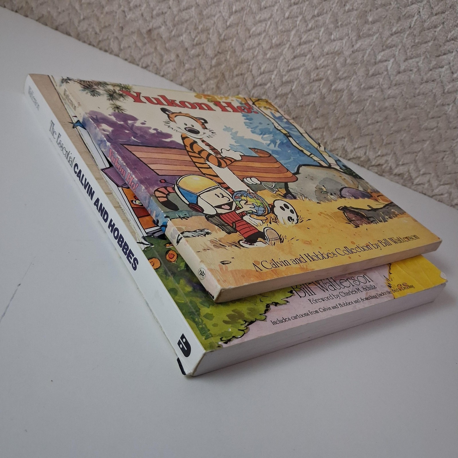Calvin And Hobbes Books Lot 2 Yukon Ho Essential PB Bill Watterson Comics Humor