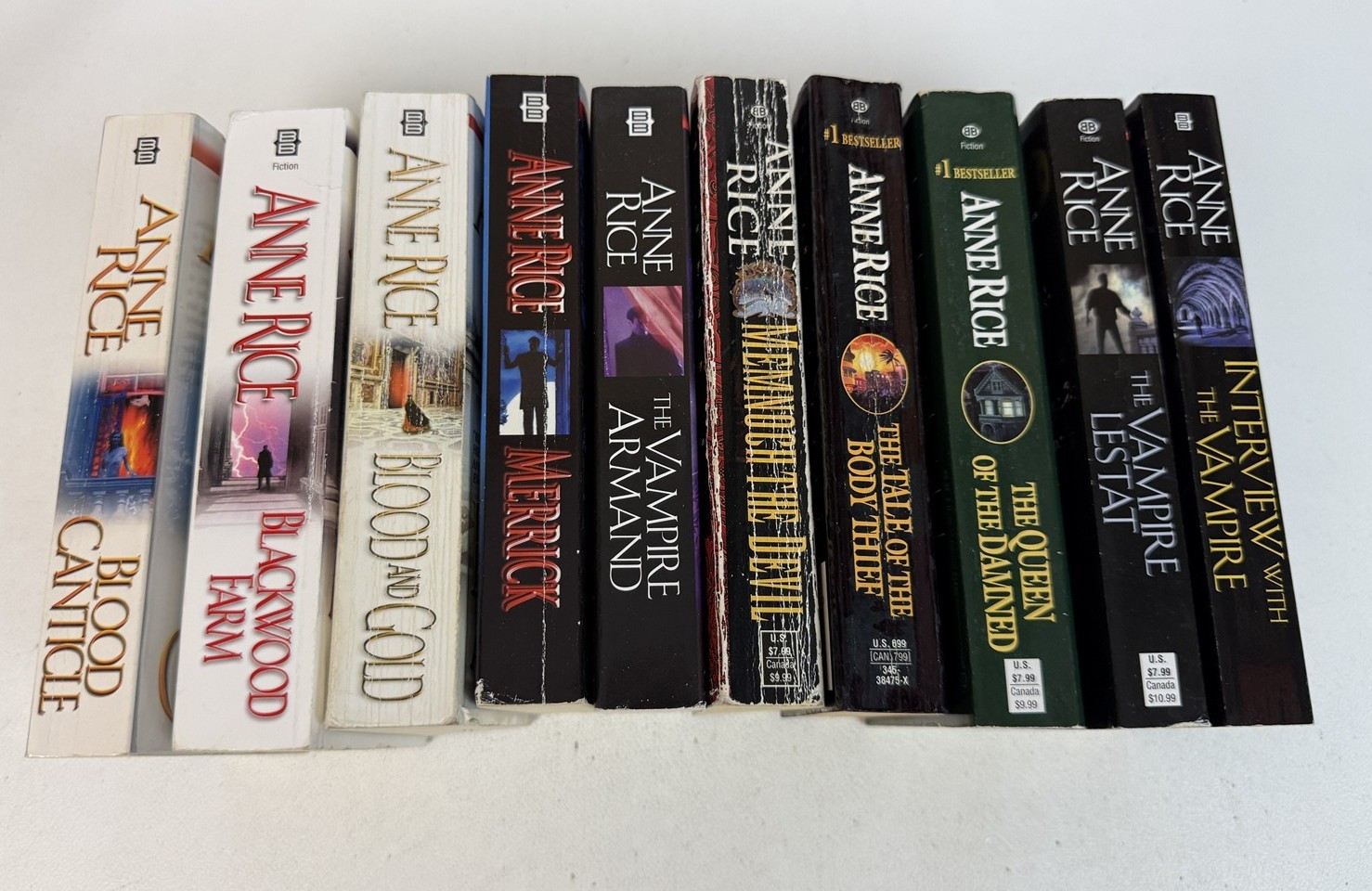 Anne Rice Lot 10 Vampire Chronicles Lestat Armand Merrick Blood Gold Canticle