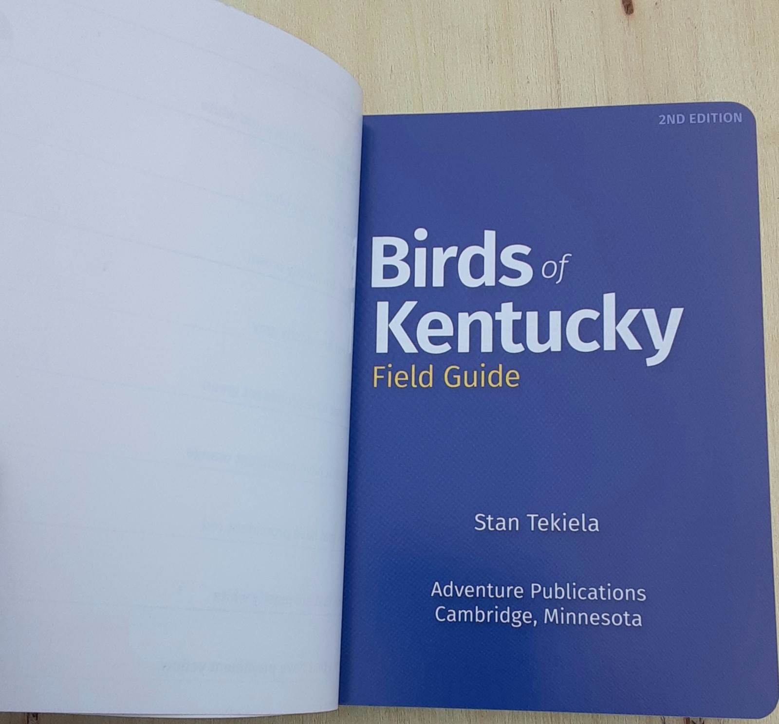 Birds of Kentucky Field Guide by Stan Tekiela 2022 Illustrated Paperback Book