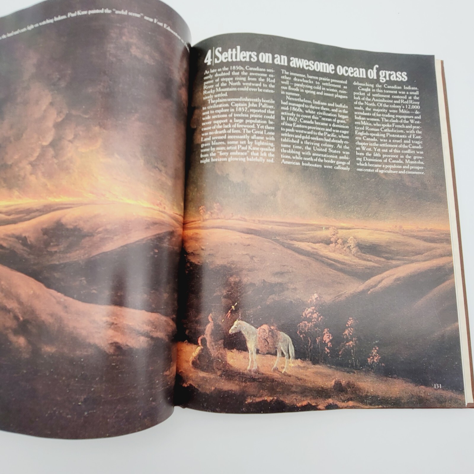 The Canadians Time Life Books The Old West Series Hardcover 1973 Faux Leather