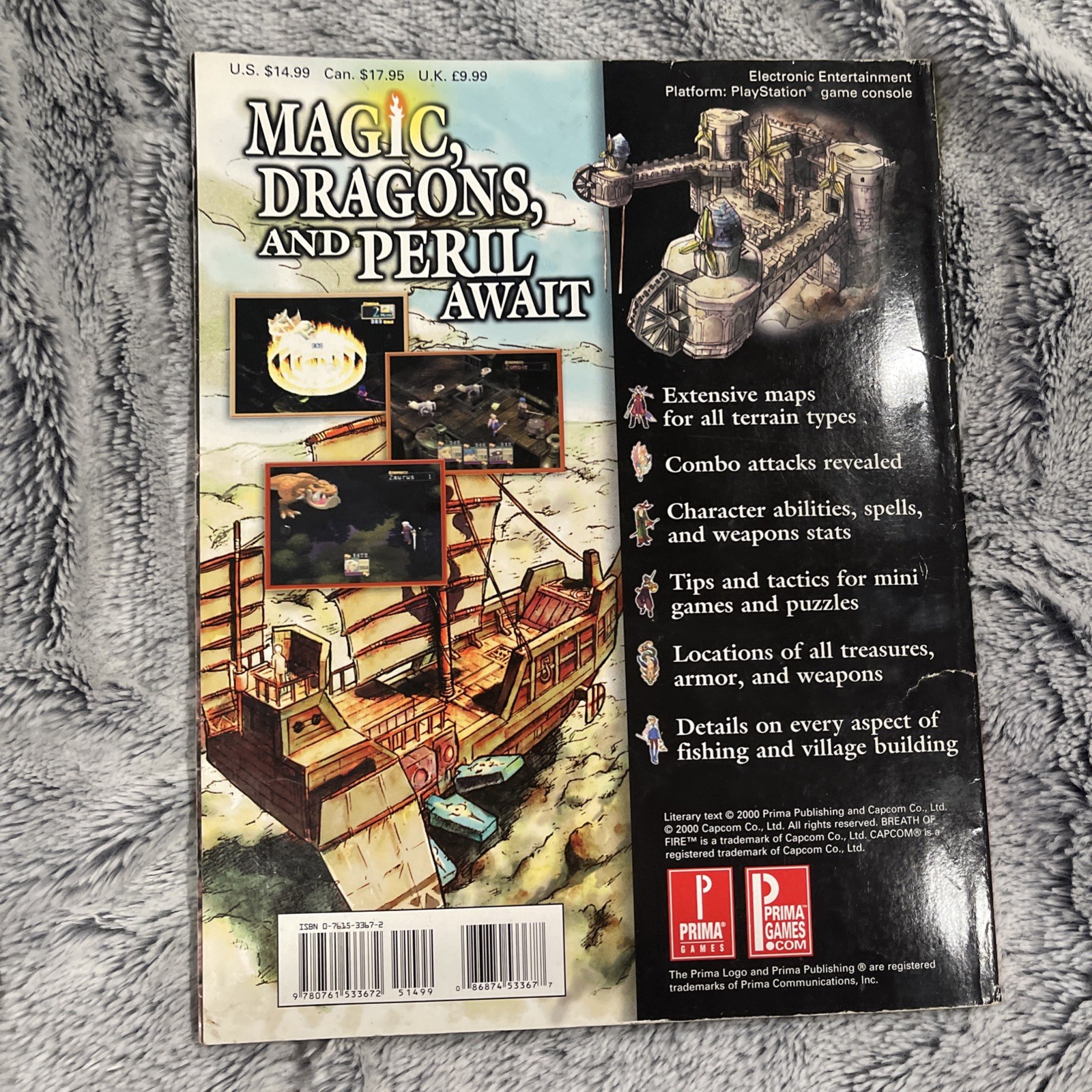 Breath of Fire IV : Prima’s Official Strategy Guide by Jason Young, Scruffy…