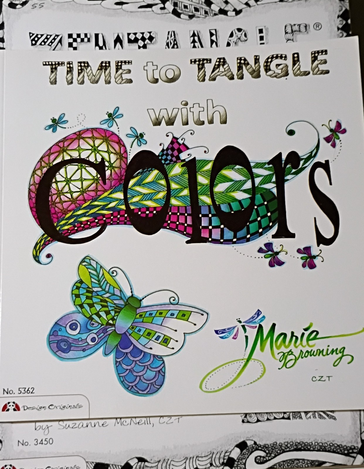 Zentangle Art Book Lot, 7 Books, Zentangle 2 3 4 Basics Time to Tangle