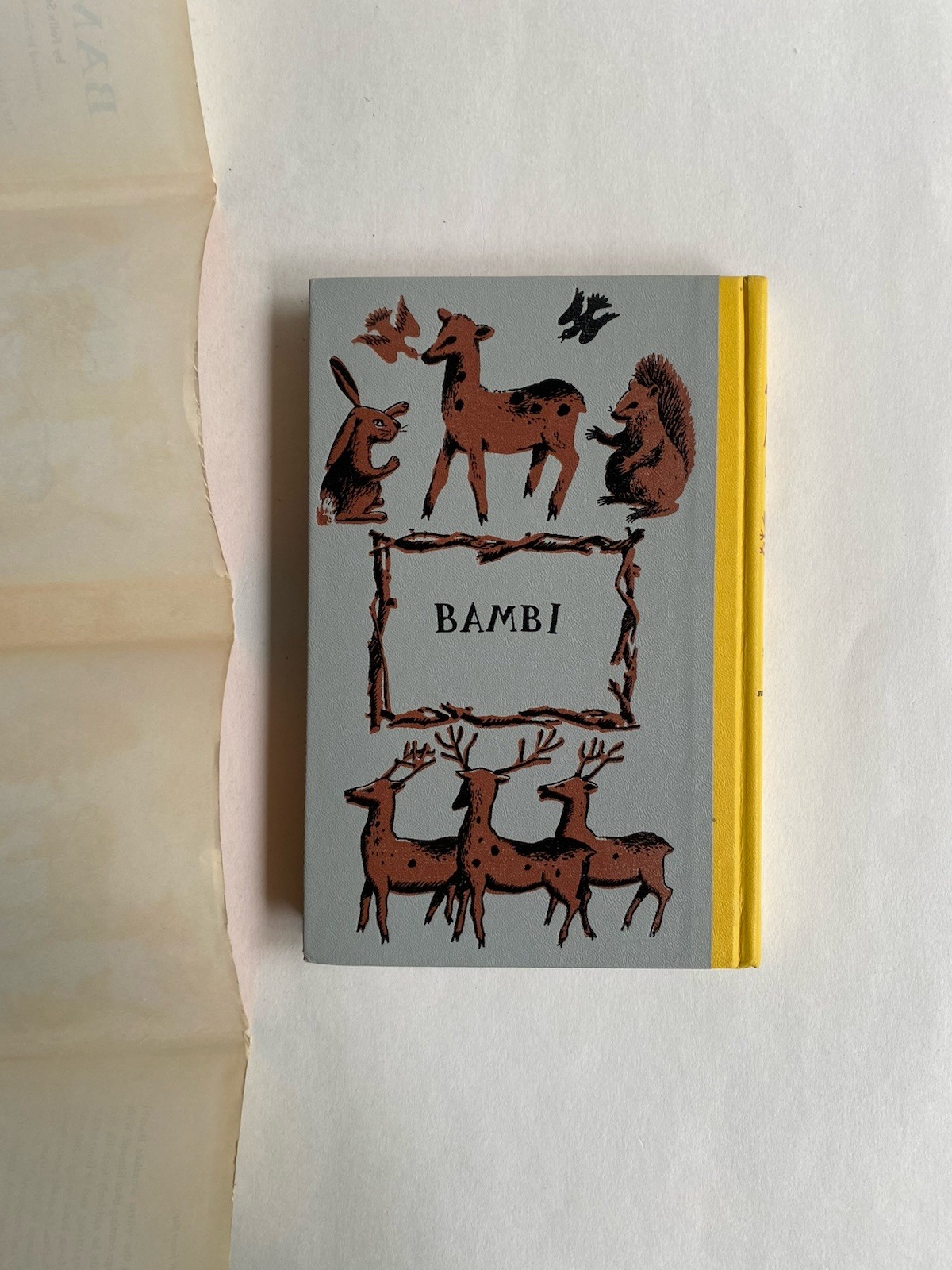Bambi by Felix Salten (1956) HC/DJ Girard Goodenow Junior Deluxe Edition