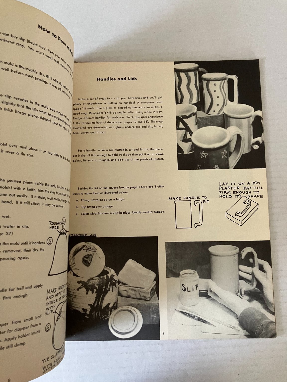 How To Do Ceramics Hellen H. Lion Walter T. Foster Art Craft Guide Vintage PB