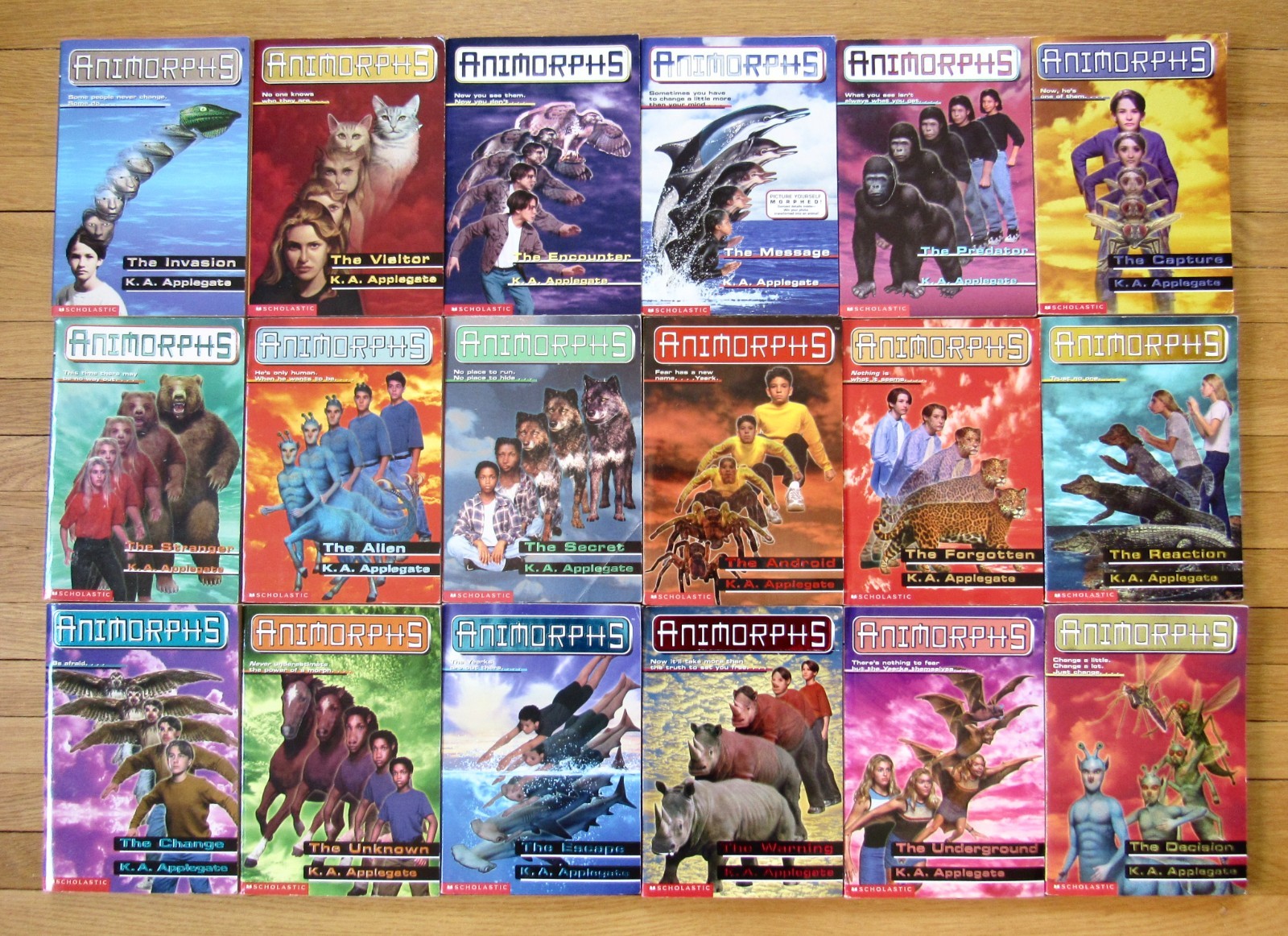 Complete Set 1-54 ANIMORPHS & 11 Extras K.A. Applegate PB VGC L1