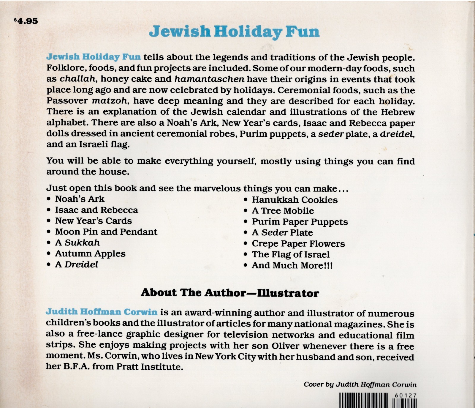 TWO (2) JEWISH KIDS HOLIDAY BOOKS, HARDCOVER (1985) & TRADE PB (1987)