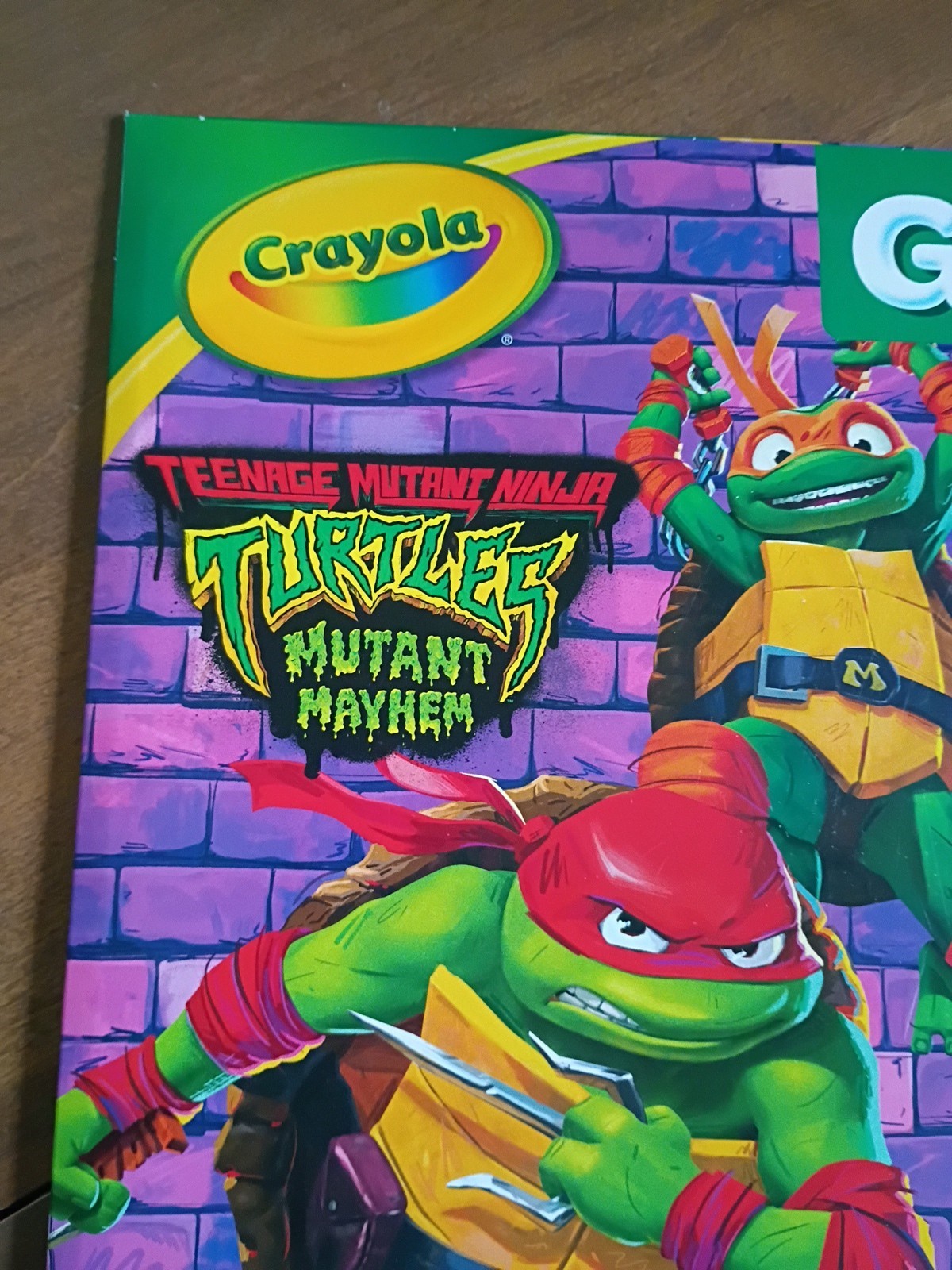 Teenage Mutant Ninja Turtle Giant Coloring Pages by Crayola 18 pages-Nickelodeon