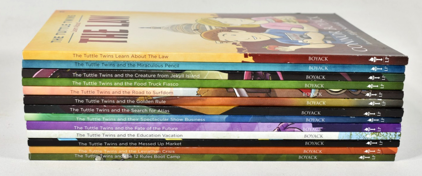 The Tuttle Twins 1-13 Lot of 13 Connor Boyack Paperback Books Series Set