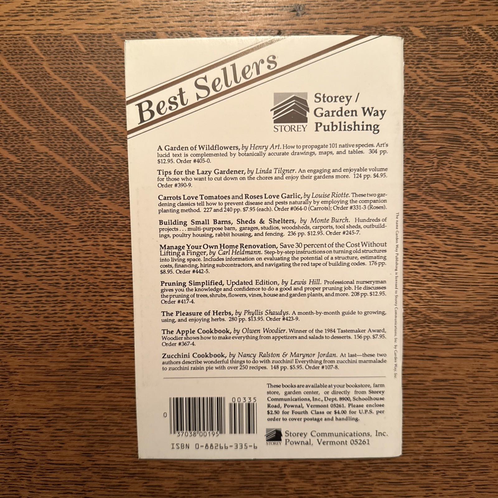 1984 The Best Fences – Garden Way Publishing Bulletin A-92 32 pages