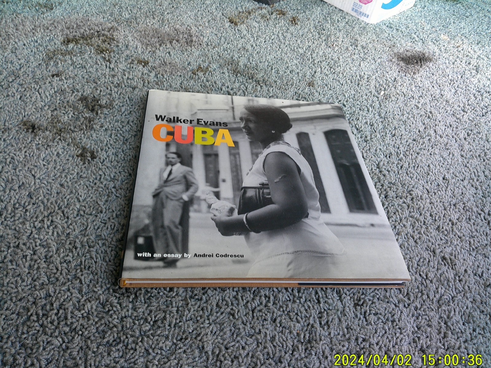 WALKER EVANS CUBA. Essay by Andrei Codrescu. 2001 Getty Trust Publication w/DJ