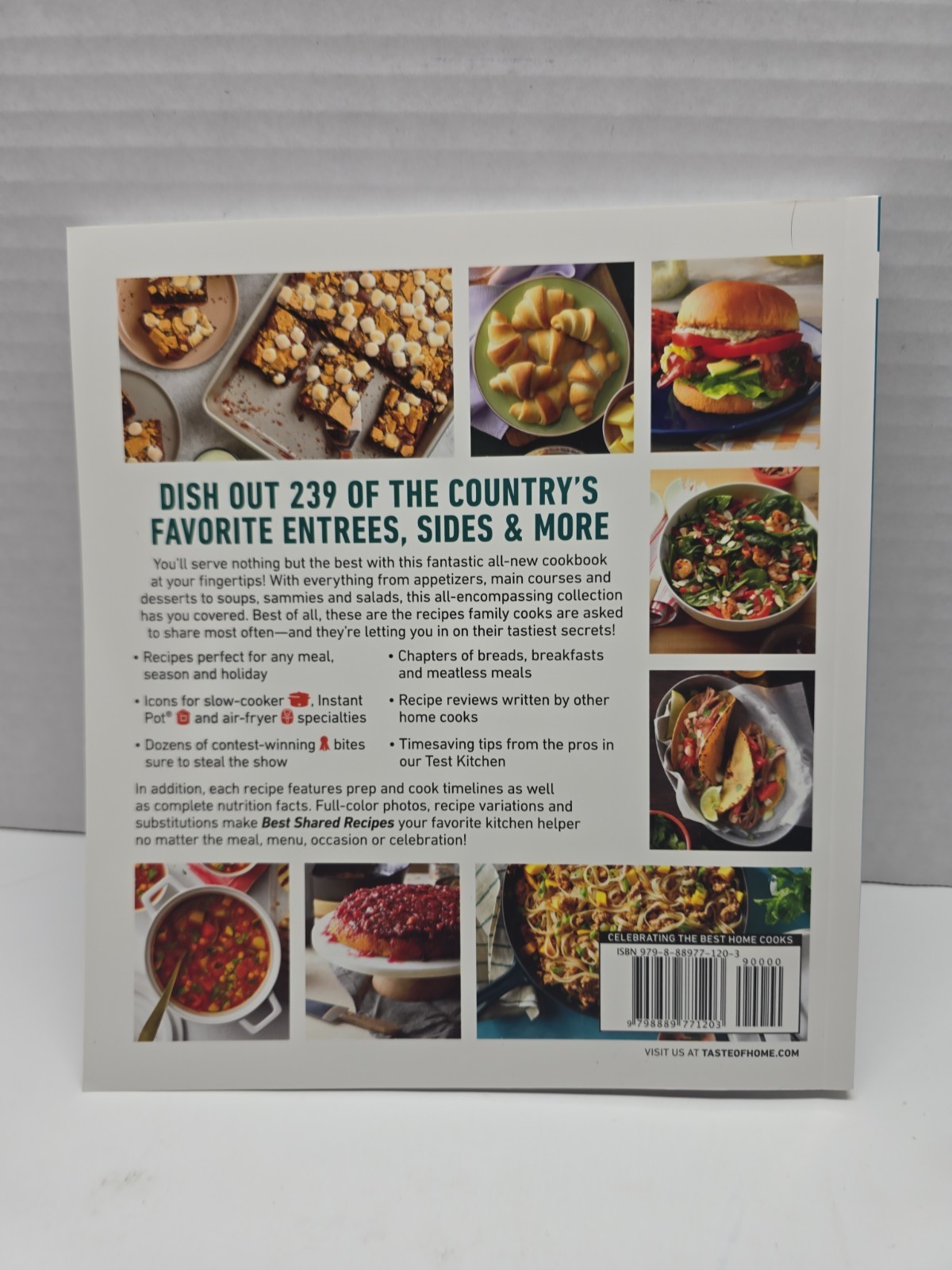 Taste of Home Best Shared Recipes 2026 Paperback 239 Most-Loved Dishes Cookbook