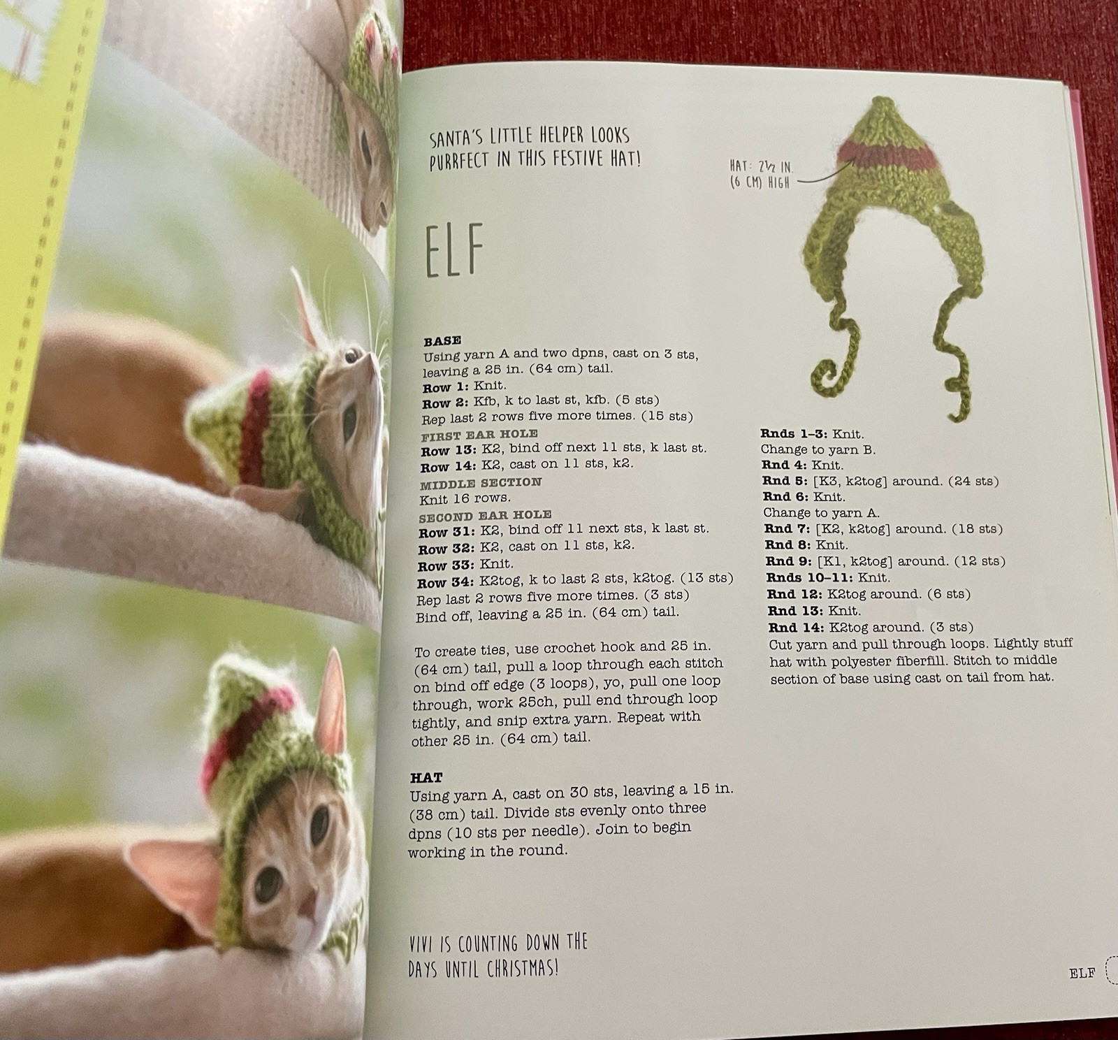Cats in Hats: 30 Knit & Crochet Patterns for Your Kitty- Sara Thomas EUC PB 2015