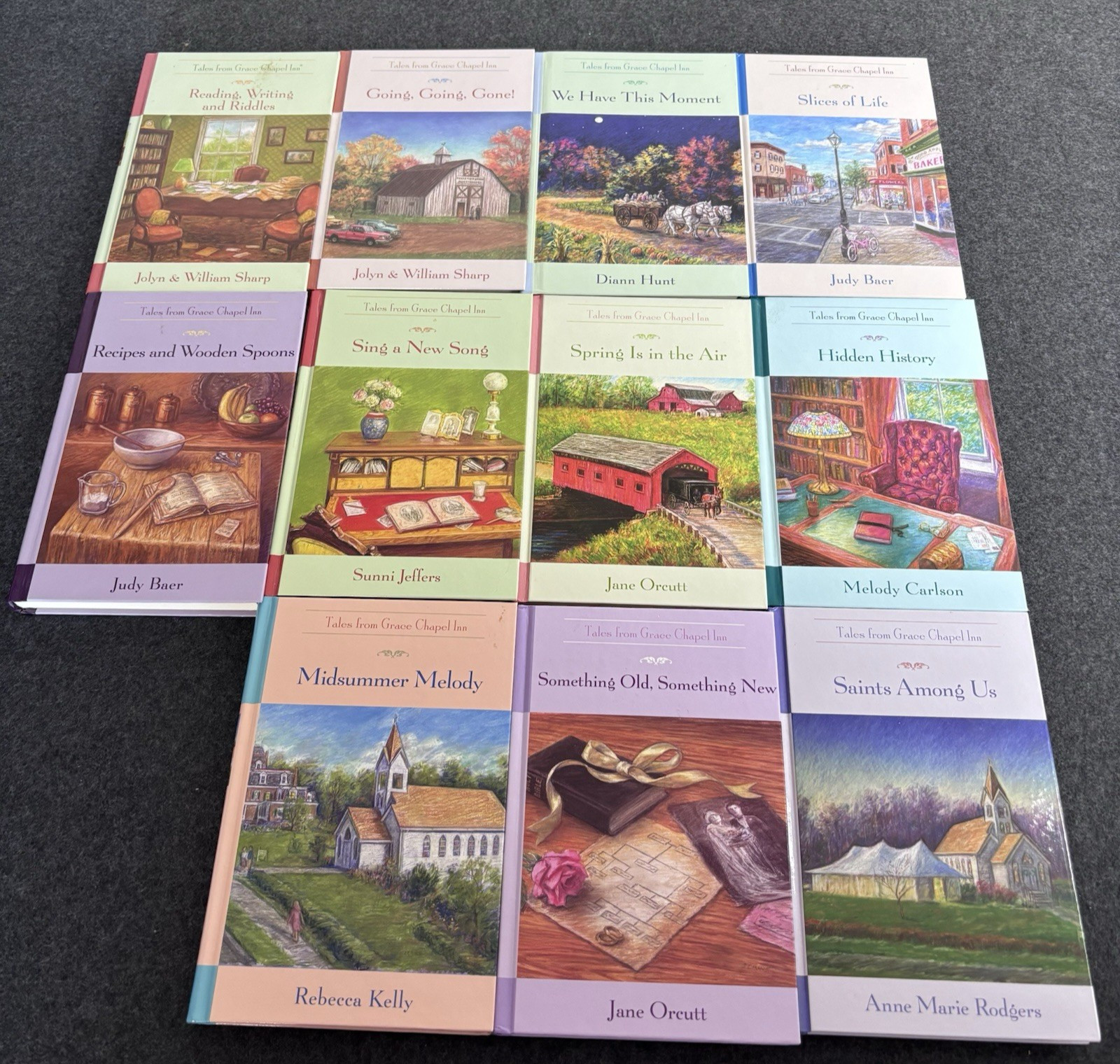 11 Guideposts Tales from Grace Chapel Inn Series Hardcover Book Lot