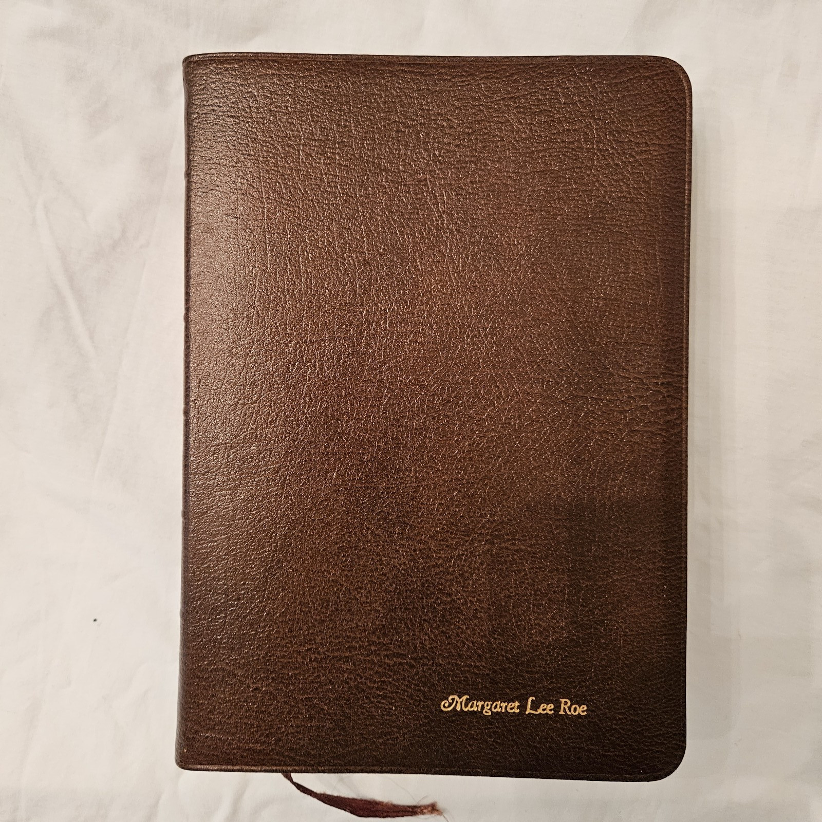 Ryrie Study Bible NASB Brown Leather 1978 Moody Press Charles C Ryrie Gold Edge