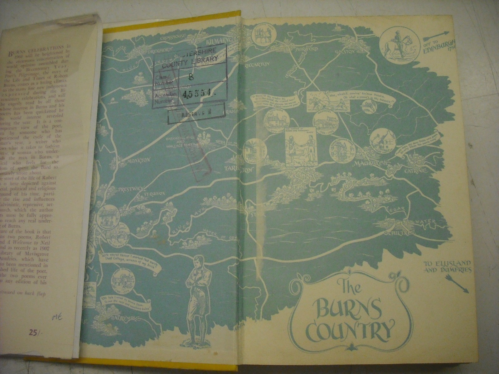 Poet’s Pilgrimage Life and Times of Robert Burns. Elsie Rae, 1960 hb/dj