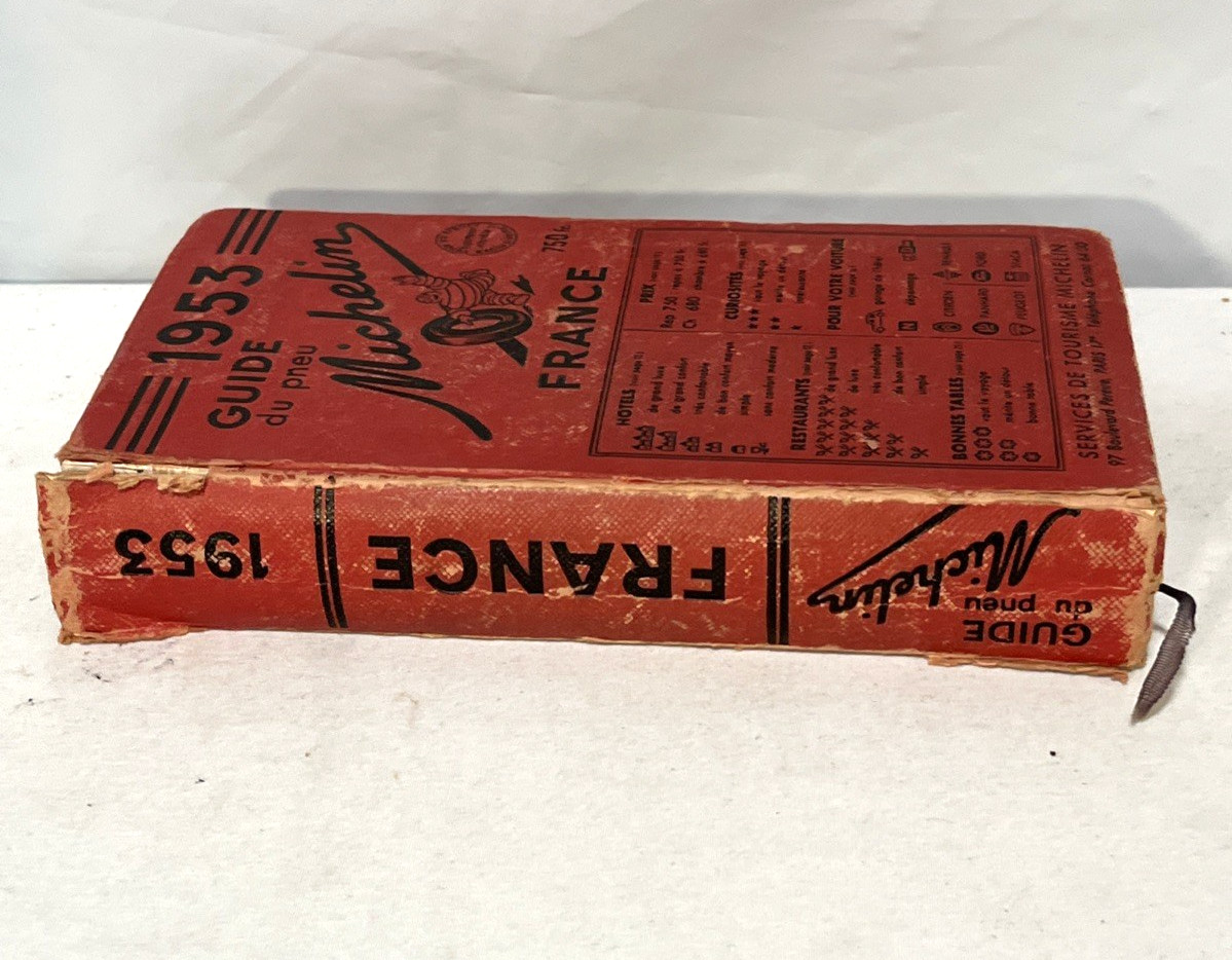 RARE Original Vintage Guide Du Pneu Michelin 1953 France Ooh la la!