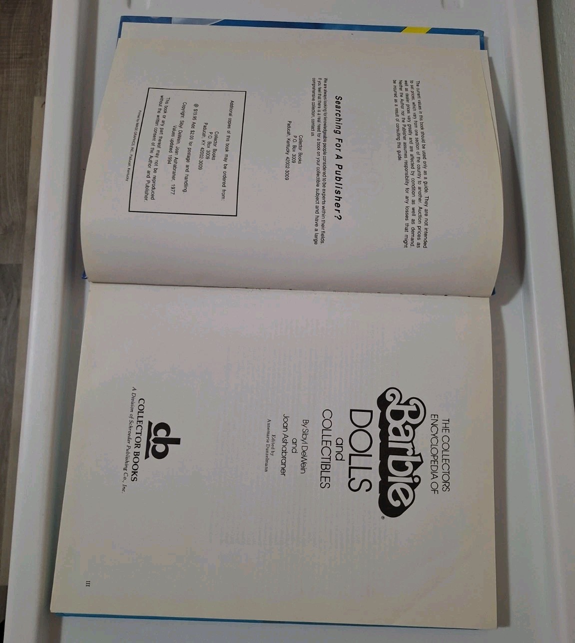 The Collector’s Encyclopedia of Barbie Dolls and Collectibles, Hardcover